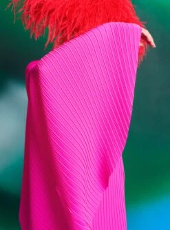 The Lenna Midi Dress In Fuchsia -Solace Dress Shop 220408 SolaceLondon RS23 29 118 R1