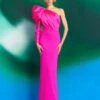 The Lexi Maxi Dress In Magenta -Solace Dress Shop 220408 SolaceLondon RS23 32 018 R1