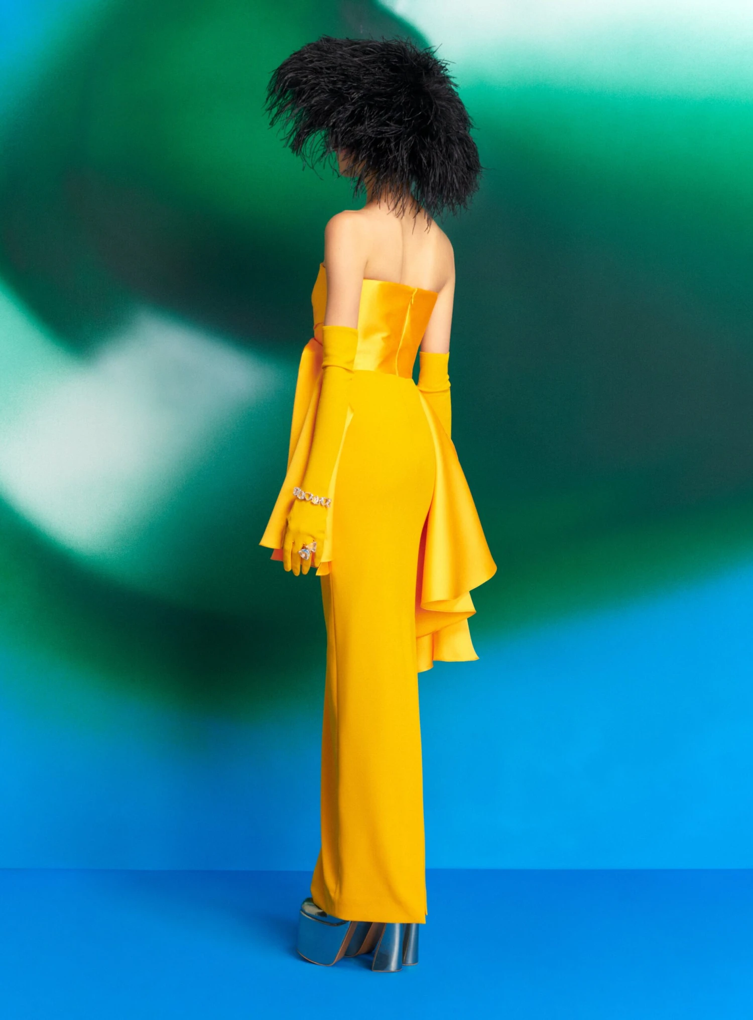 The Darra Maxi Dress In Mustard 4 The Darra Maxi Dress In Mustard - Image 2