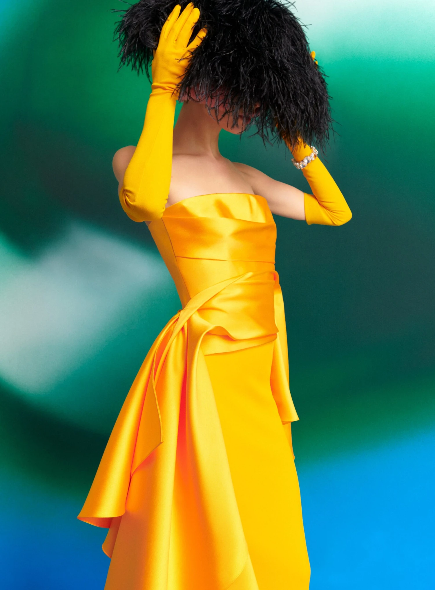 The Darra Maxi Dress In Mustard 5 The Darra Maxi Dress In Mustard - Image 3