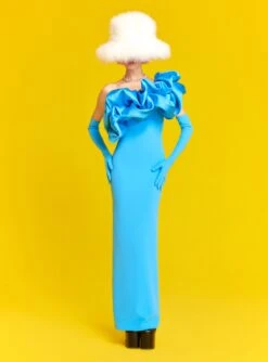 The Ellis Maxi Dress In Blue