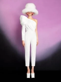 The Nova Jumpsuit In Cream