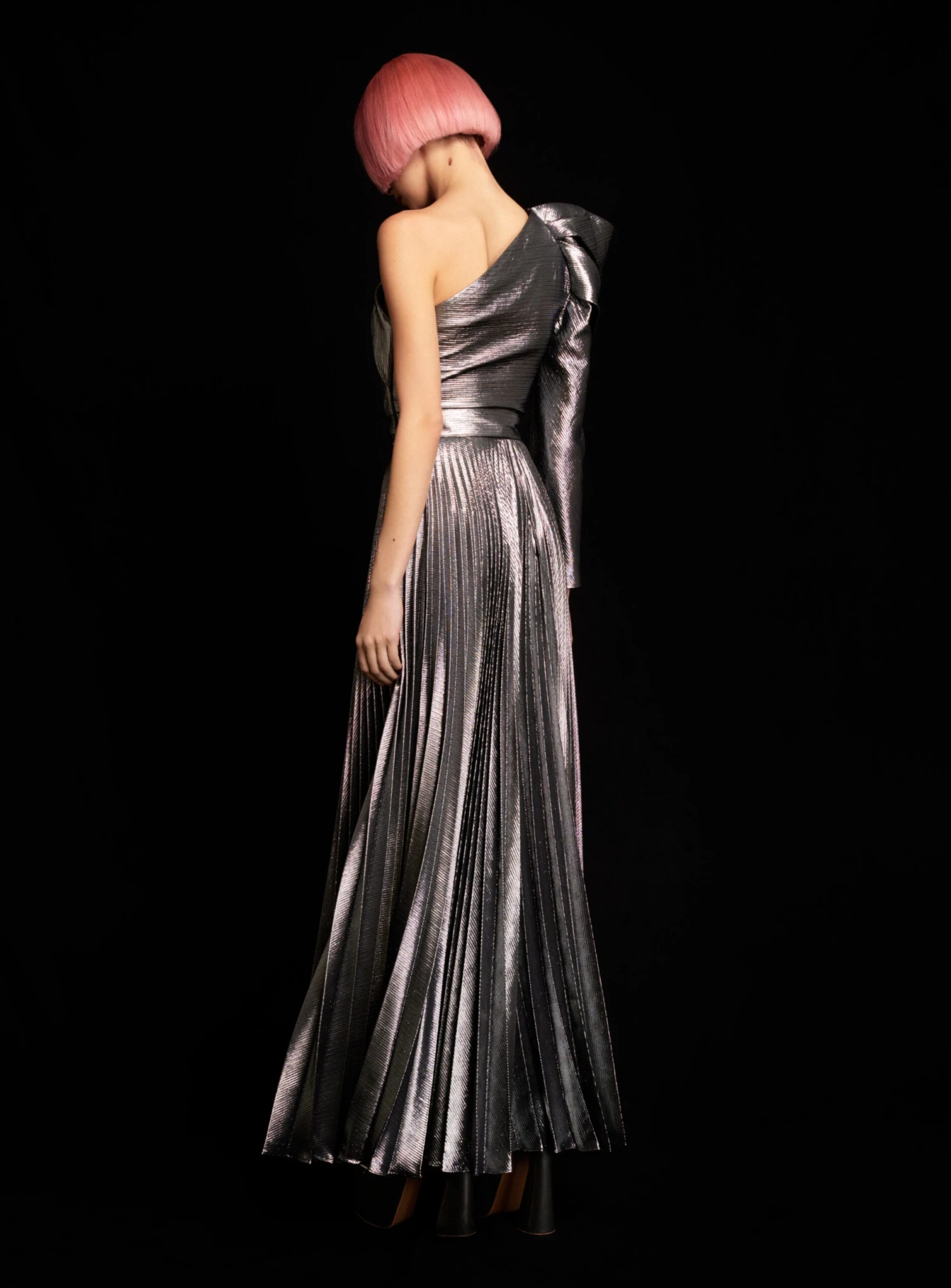 The Sawyer Maxi Dress In Silver 6 The Sawyer Maxi Dress In Silver - Image 4
