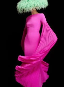 The Grace Maxi Dress In Fuchsia -Solace Dress Shop 220411 SolaceLondon RS23 59 051