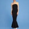 The Amara Midi Dress In Black -Solace Dress Shop 220425 SolaceLondon PF22 02 013 R1