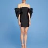 The Elina Mini Dress In Black