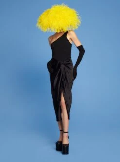 The Ava Midi Dress In Black