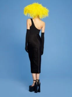 The Ava Midi Dress In Black -Solace Dress Shop 220425 SolaceLondon PF22 11 094 R1