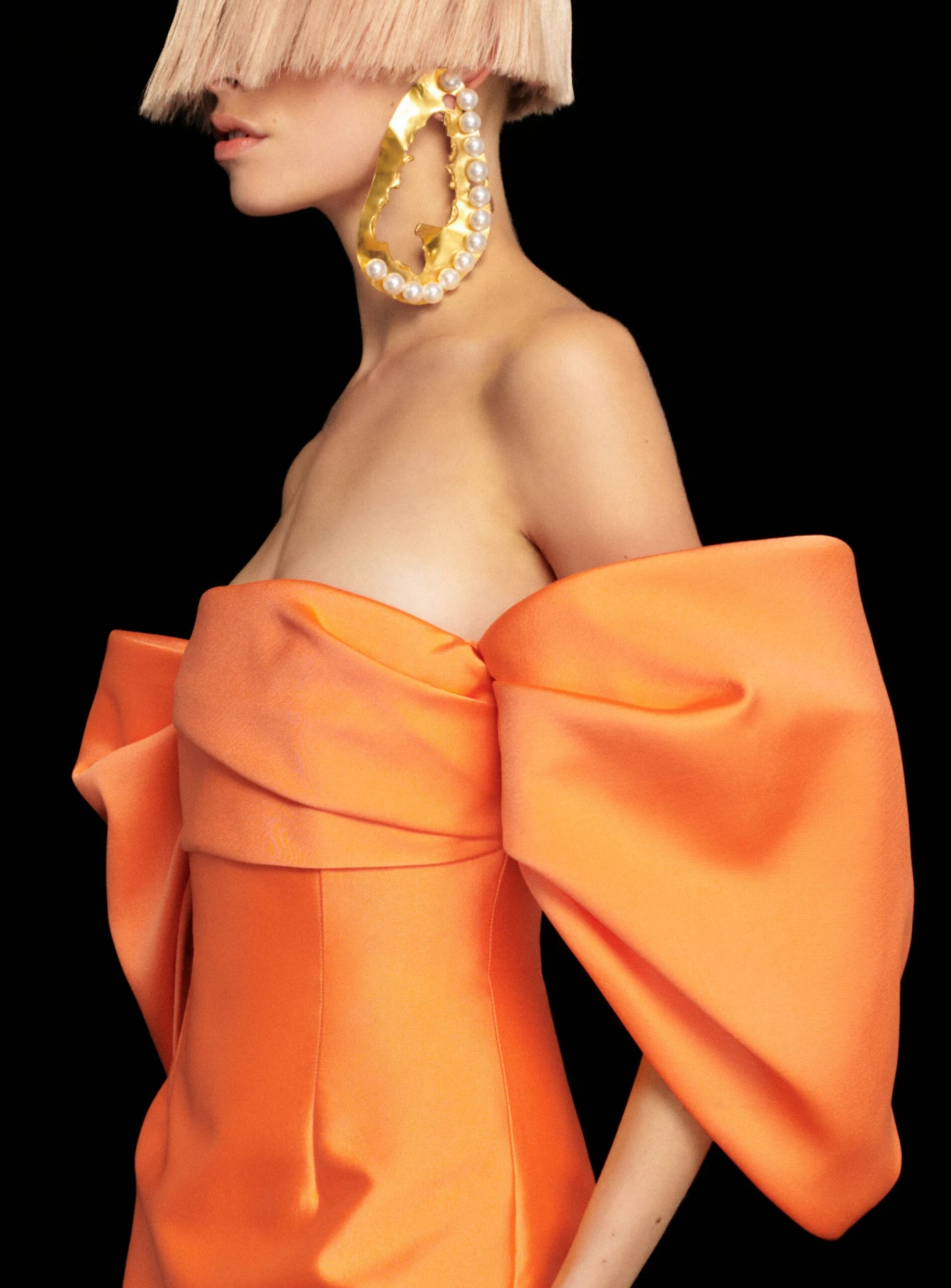 The Elina Mini Dress In Coral 4 The Elina Mini Dress In Coral - Image 2