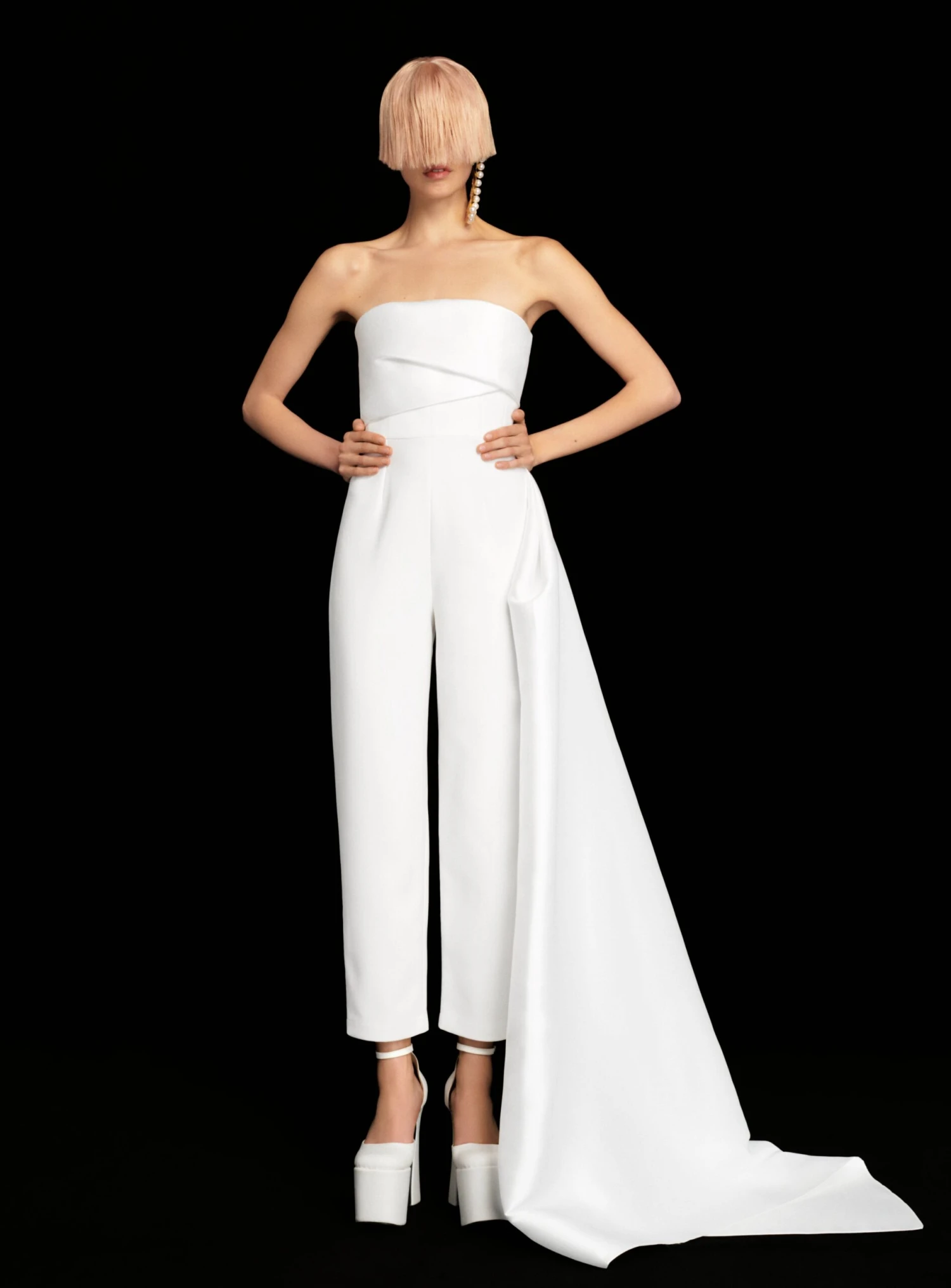 The Harlow Jumpsuit In Cream 3 The Harlow Jumpsuit In Cream