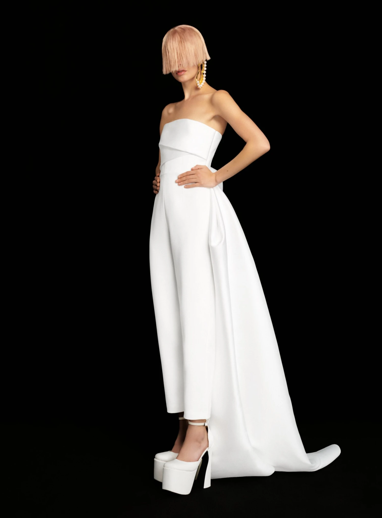 The Harlow Jumpsuit In Cream 4 The Harlow Jumpsuit In Cream - Image 2