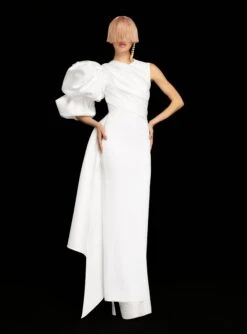 The Moore Maxi Dress In Cream