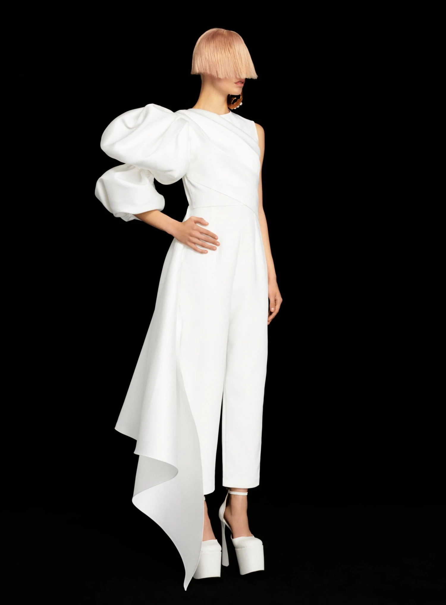 The Jada Jumpsuit In Cream 4 The Jada Jumpsuit In Cream - Image 2