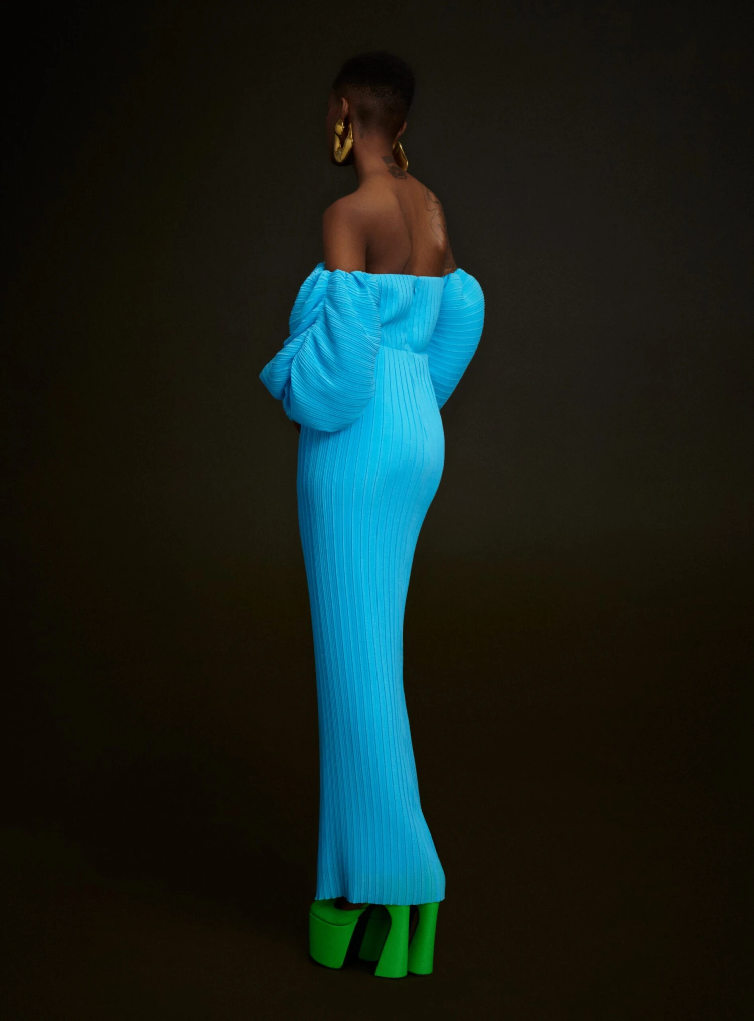 The Tasmin Maxi Dress In Blue 5 The Tasmin Maxi Dress In Blue - Image 3