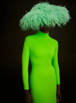 The Vivienne Maxi Dress In Lime -Solace Dress Shop 220714 SolaceLondon SS23 07 077 R1