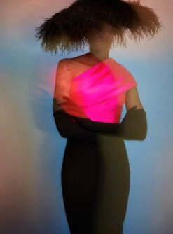 The Selia Maxi Dress In Hot Pink & Black 9 The Selia Maxi Dress In Hot Pink & Black -Solace Dress Shop 220714 SolaceLondon SS23 12 066 R1