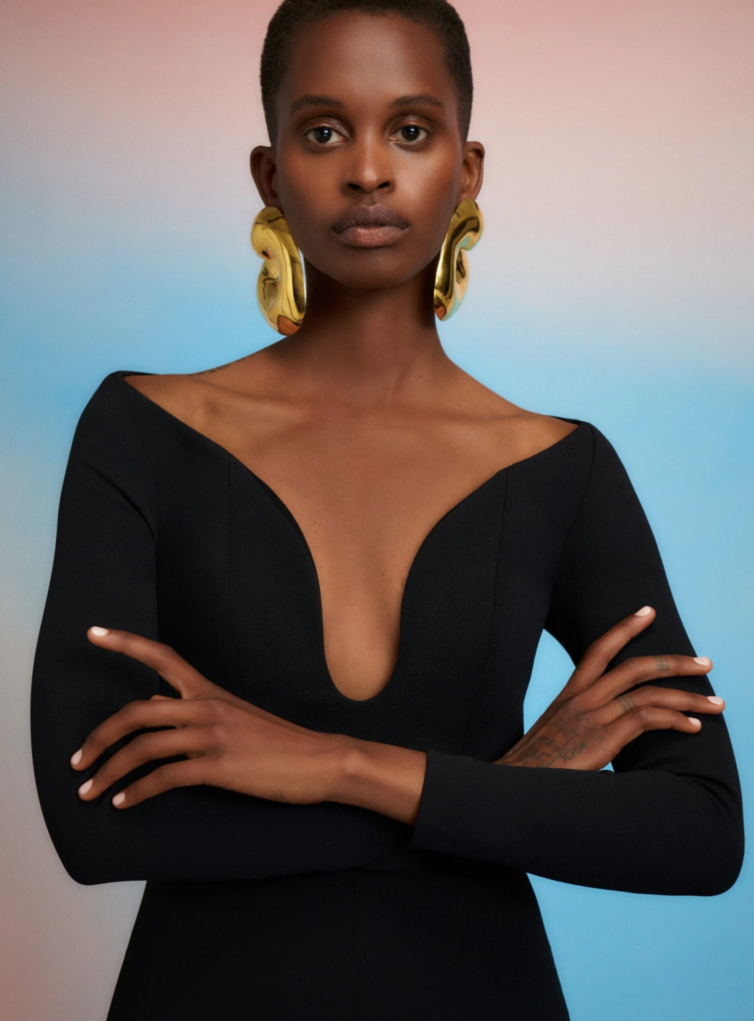 The Isa Midi Dress In Black 4 The Isa Midi Dress In Black - Image 2