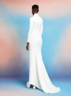 The Vivienne Maxi Dress In Cream -Solace Dress Shop 220714 SolaceLondon SS23 18 082 R1