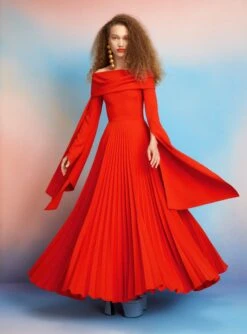 The Stella Top In Red -Solace Dress Shop 220715 SolaceLondon SS23 22 126 R1