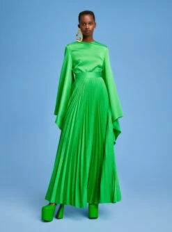 The Sage Maxi Dress In Green -Solace Dress Shop 220718 SolaceLondon SS23 37 084 R1