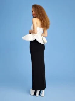 The Maddison Maxi Dress In Cream & Black 11 The Maddison Maxi Dress In Cream & Black -Solace Dress Shop 220718 SolaceLondon SS23 39 152 R1