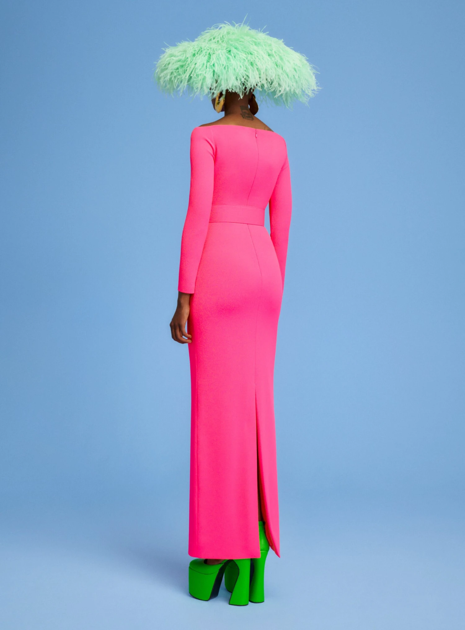 The Sabina Maxi Dress In Ultra Pink 5 The Sabina Maxi Dress In Ultra Pink - Image 3