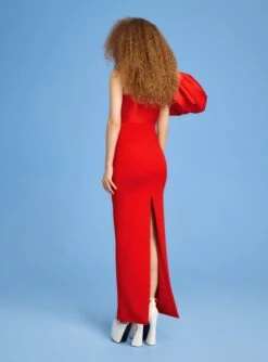 The Karli Maxi Dress In Red -Solace Dress Shop 220718 SolaceLondon SS23 51 072 R1