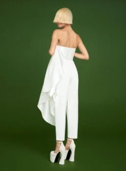 The Arlo Jumpsuit In Cream -Solace Dress Shop 220915 SolaceLondon RS23 09 094 R1