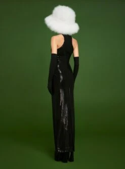 The Winona Maxi Dress In Black -Solace Dress Shop 220915 SolaceLondon RS23 12 143 R1