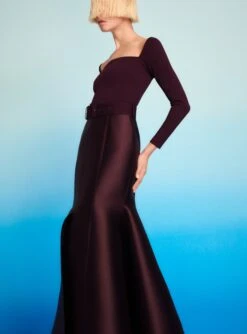 The Mabel Dress In Plum -Solace Dress Shop 221014 SolaceLondon RS23 06 141 R1