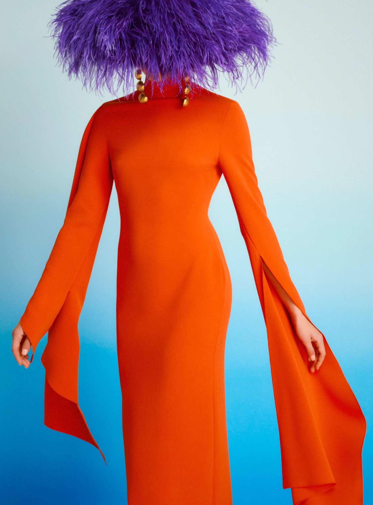 The Layla Maxi Dress In Orange 4 The Layla Maxi Dress In Orange - Image 2