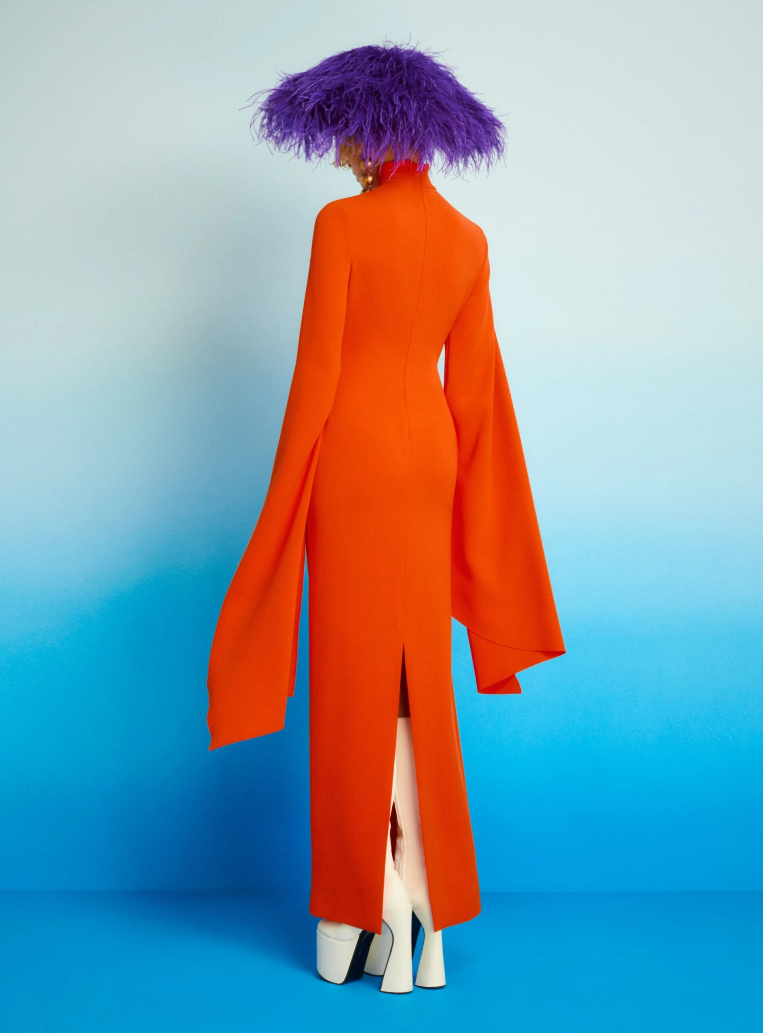 The Layla Maxi Dress In Orange 5 The Layla Maxi Dress In Orange - Image 3