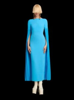 The Grace Maxi Dress In Blue -Solace Dress Shop 221014 SolaceLondon RS23 14 048 R1