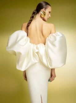 The Pia Maxi Dress In Cream 12 The Pia Maxi Dress In Cream -Solace Dress Shop 221020 SolaceLondon PF23 05 098 R1