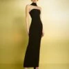 The Amari Maxi Dress In Black -Solace Dress Shop 221020 SolaceLondon PF23 11 033 R1
