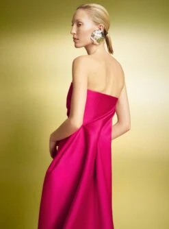 The Meyer Mini Dress In Cerise -Solace Dress Shop 221020 SolaceLondon PF23 12 105 R1