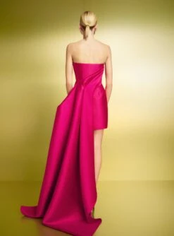 The Meyer Mini Dress In Cerise -Solace Dress Shop 221020 SolaceLondon PF23 12 157 R1