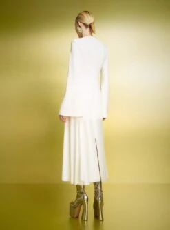 The Gaia Midi Dress In Cream 7 The Gaia Midi Dress In Cream -Solace Dress Shop 221020 SolaceLondon PF23 16 131 R1
