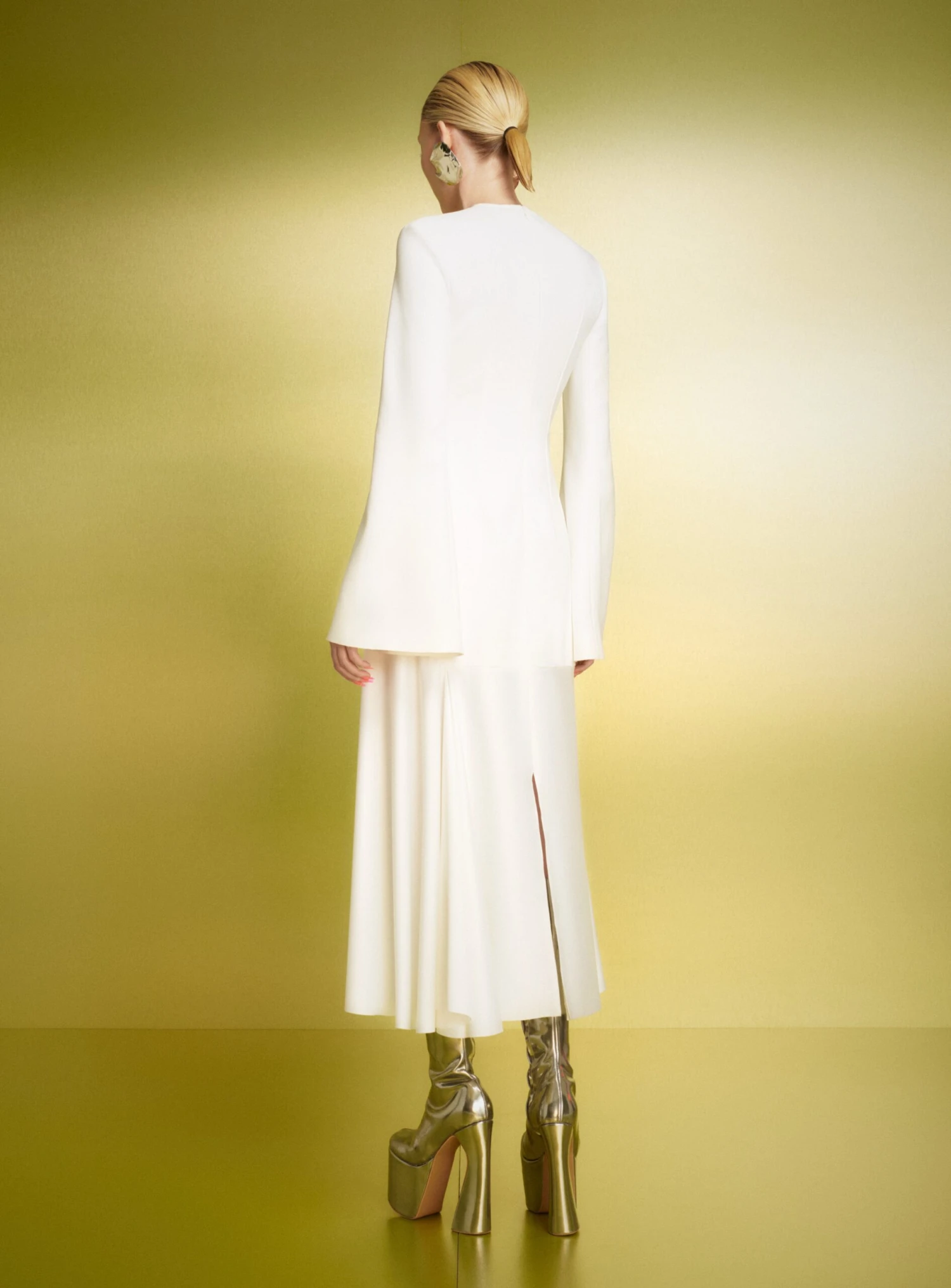 The Gaia Midi Dress In Cream 5 The Gaia Midi Dress In Cream - Image 3