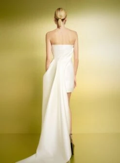 The Meyer Mini Dress In Cream -Solace Dress Shop 221020 SolaceLondon PF23 18 104 R1