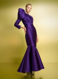The Heyam Maxi Dress In Amethyst -Solace Dress Shop 221020 SolaceLondon PF23 19 056 R1