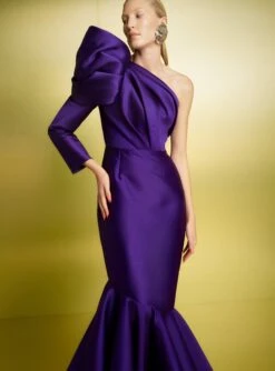 The Heyam Maxi Dress In Amethyst -Solace Dress Shop 221020 SolaceLondon PF23 19 066 R1