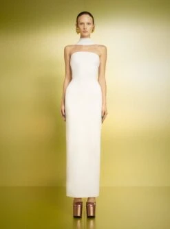The Amari Maxi Dress In Cream