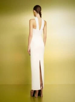 The Amari Maxi Dress In Cream -Solace Dress Shop 221020 SolaceLondon PF23 21 116 R1
