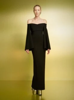 The Eliana Maxi Dress In Black