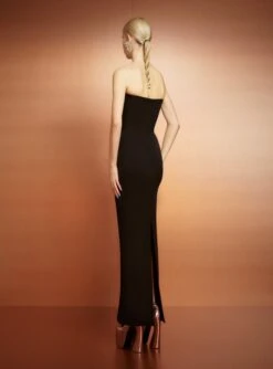 The Zuri Maxi Dress In Bright Green And Black -Solace Dress Shop 221021 SolaceLondon PF23 27 013 R1