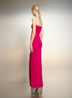 The Zora Maxi Dress In Fuchsia -Solace Dress Shop 221021 SolaceLondon PF23 38 069 R1