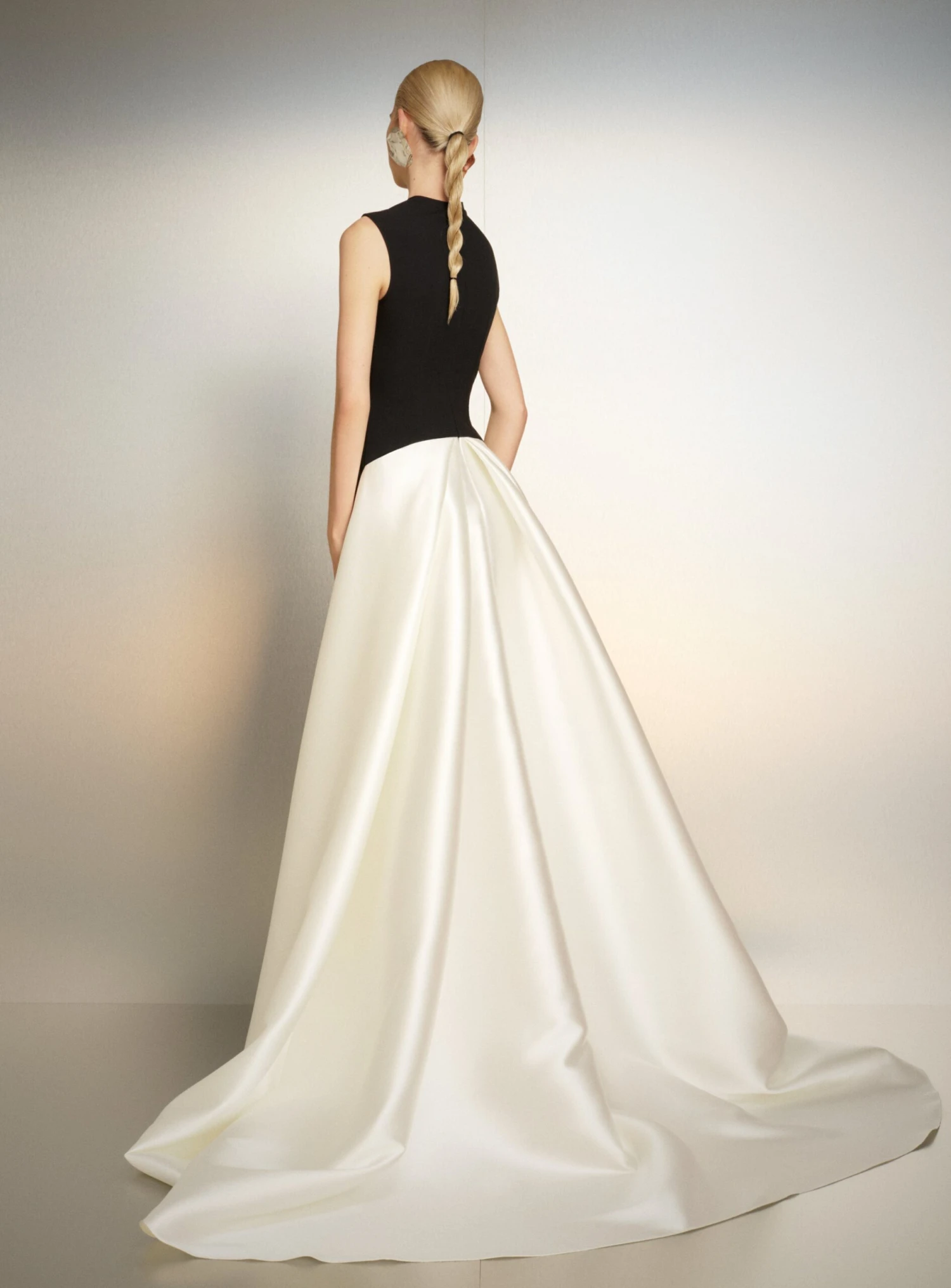 The Flor Maxi Dress In Black And Cream 5 The Flor Maxi Dress In Black And Cream - Image 3