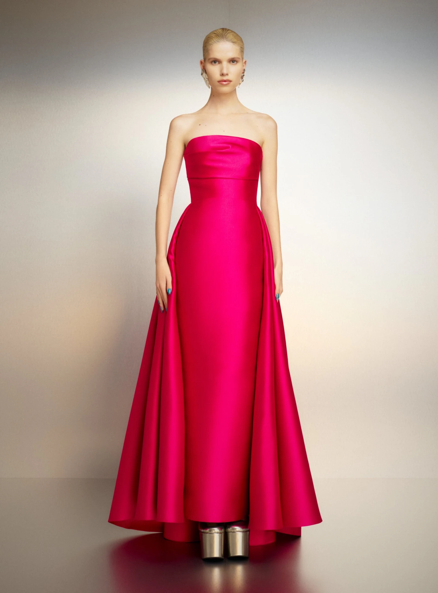 The Tiffany Maxi Dress In Cerise 3 The Tiffany Maxi Dress In Cerise