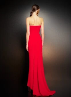 The Willa Maxi Dress In Red -Solace Dress Shop 221024 SolaceLondon PF23 44 096 R1